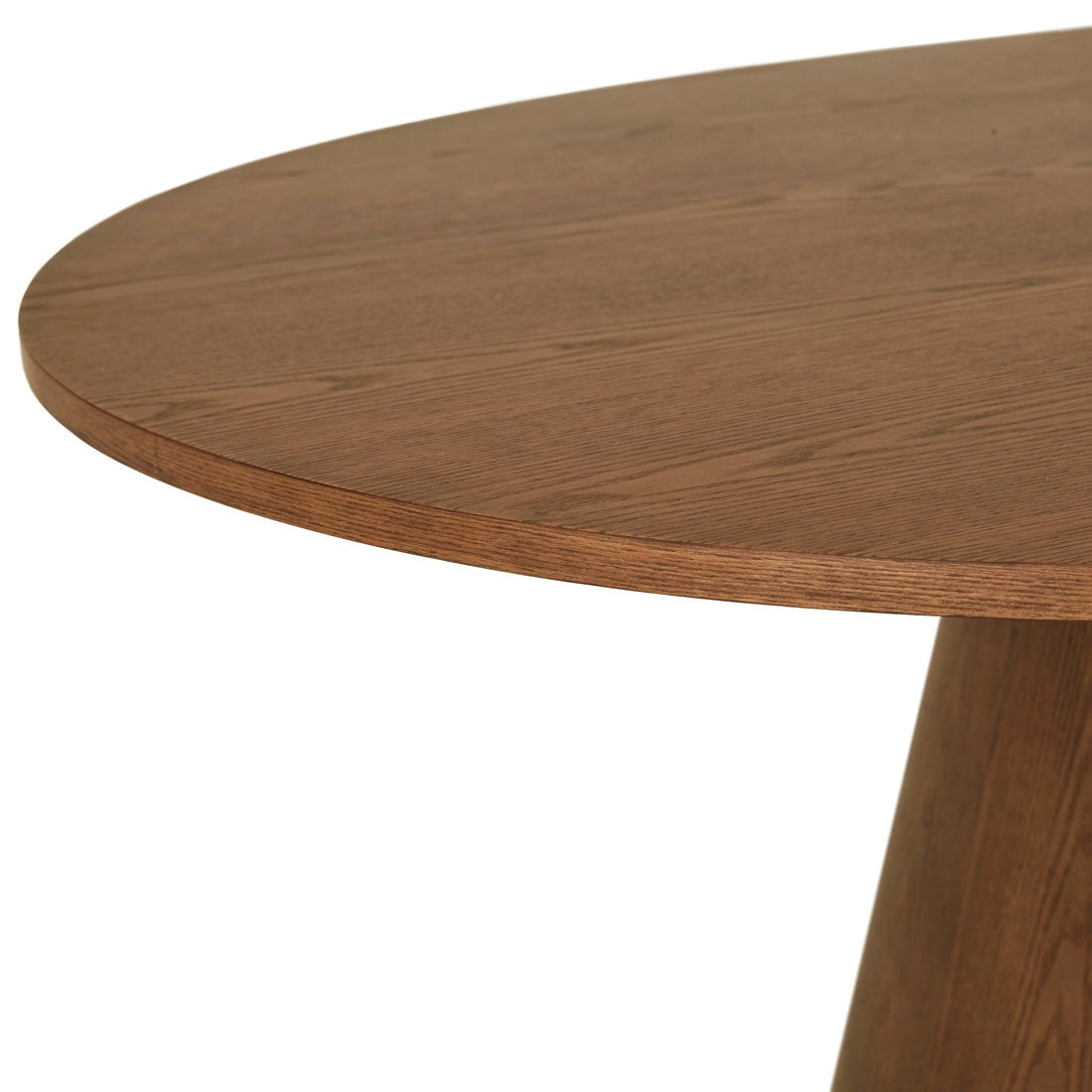Bloom Oval Dining Table - Smoked Ash