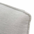 Celeste Fabric King Bed - Pearl Grey