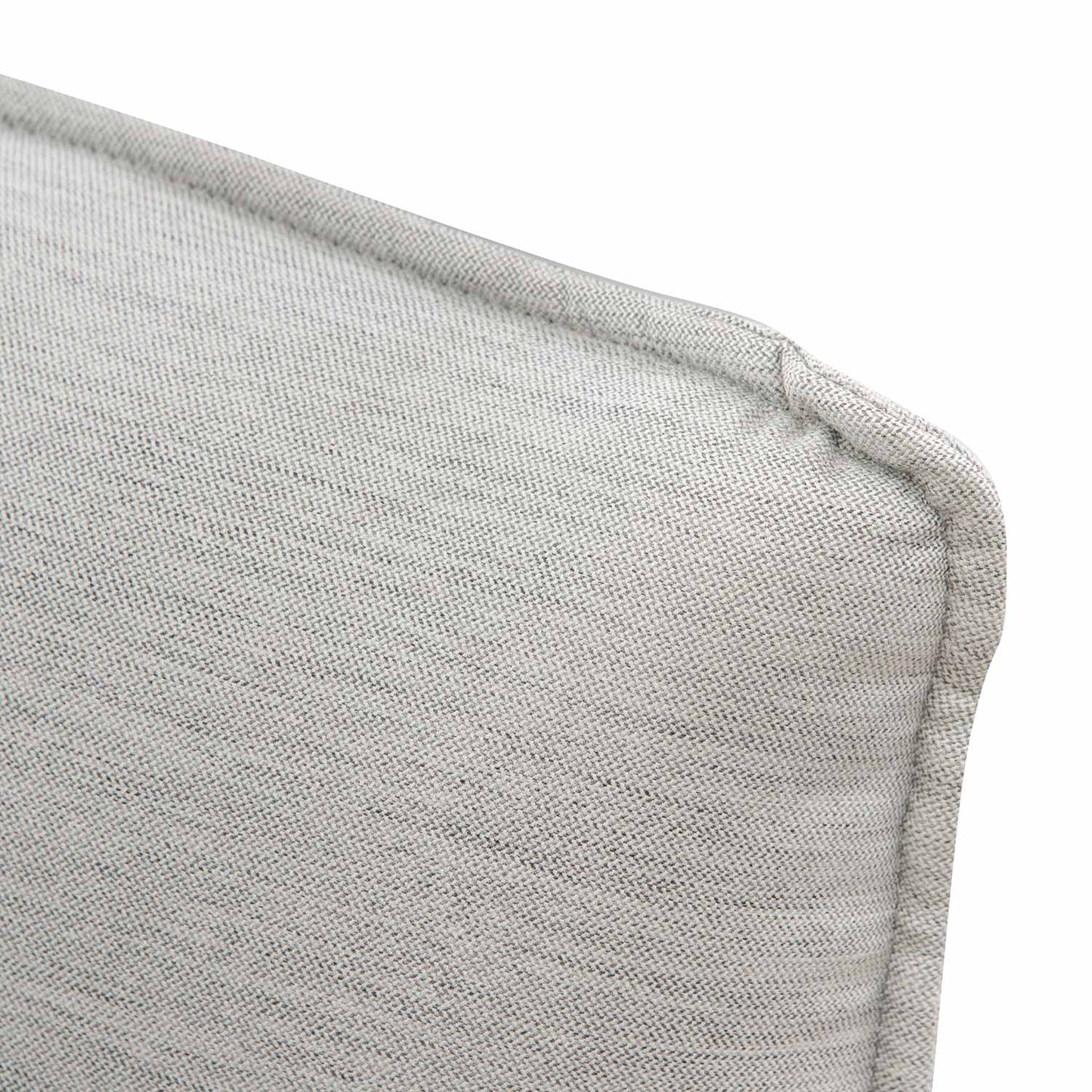 Celeste Fabric King Bed - Pearl Grey