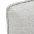 Celeste Fabric King Bed - Pearl Grey