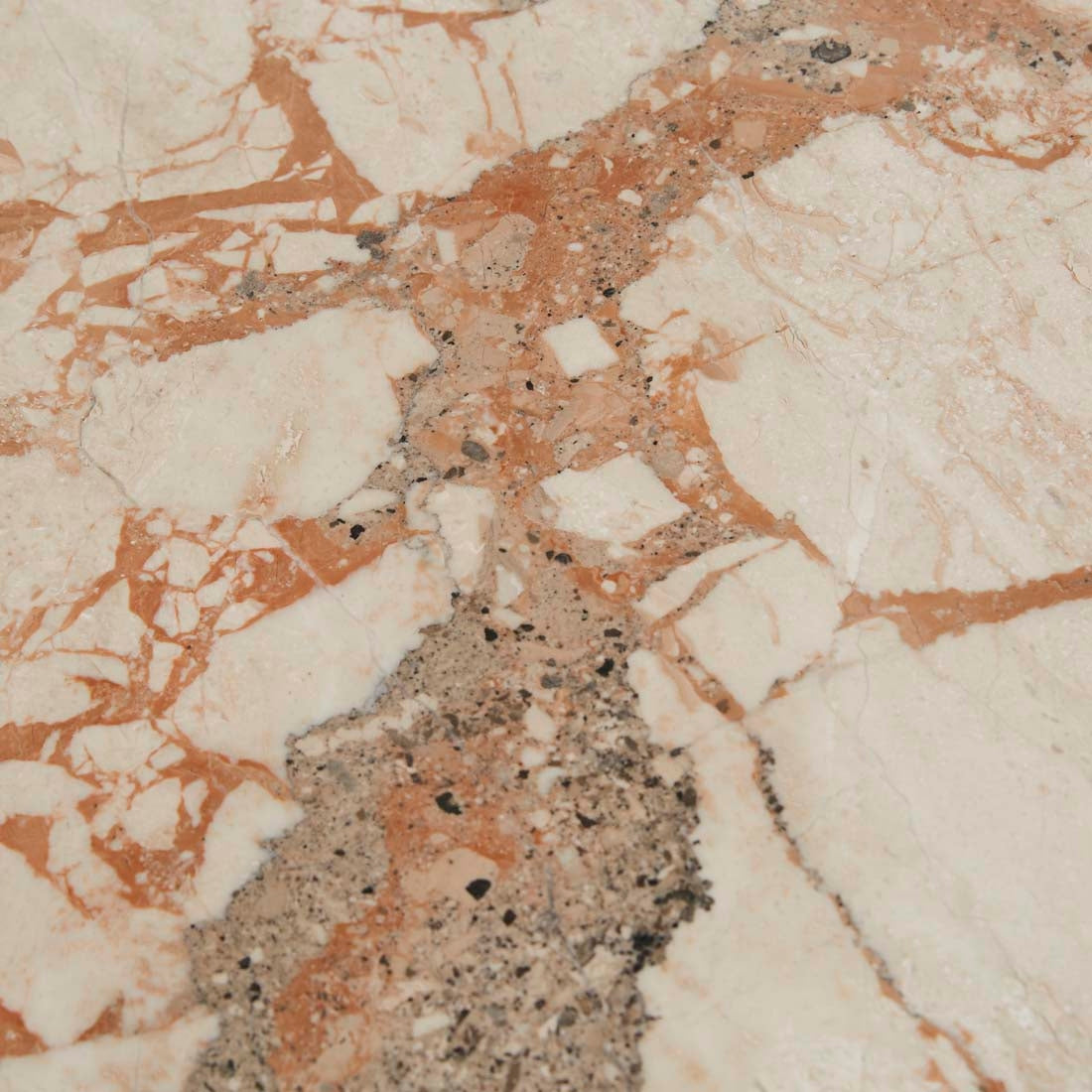 Zephyr Console - Crema Beige Marble - Natural