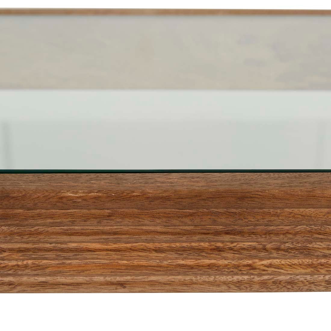 Zephyr Console - Crema Beige Marble - Natural