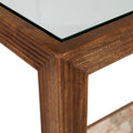 Zephyr Console - Crema Beige Marble - Natural