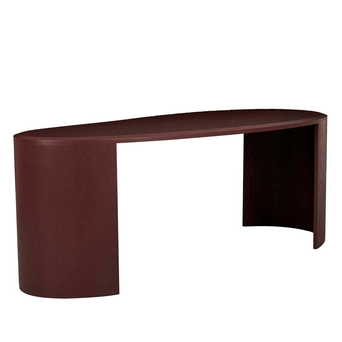 Oberon Curved Desks - Shiraz
