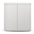 Elino 100cm Wooden Storage Cabinet - White