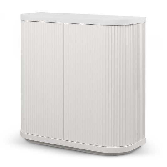 Elino 100cm Wooden Storage Cabinet - White
