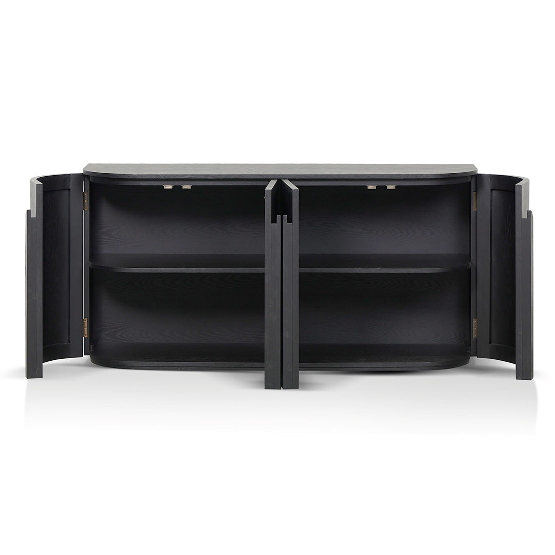 Jarrett 1.6m Sideboard - Full Black