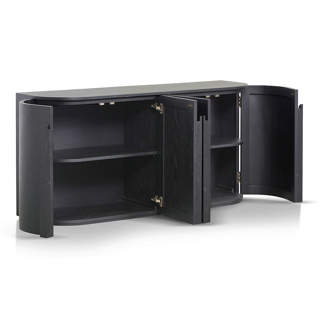 Jarrett 1.6m Sideboard - Full Black