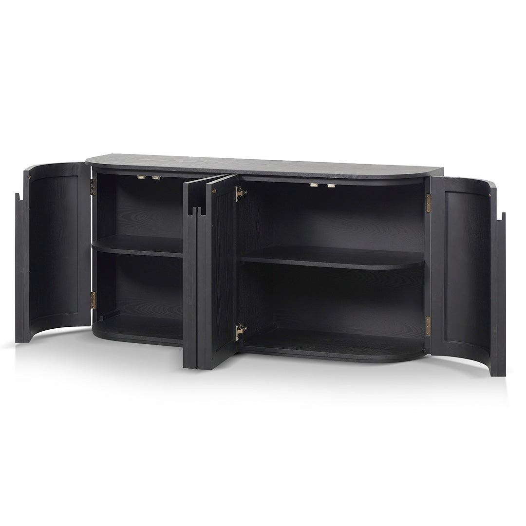 Jarrett 1.6m Sideboard - Full Black