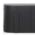 Jarrett 1.6m Sideboard - Full Black