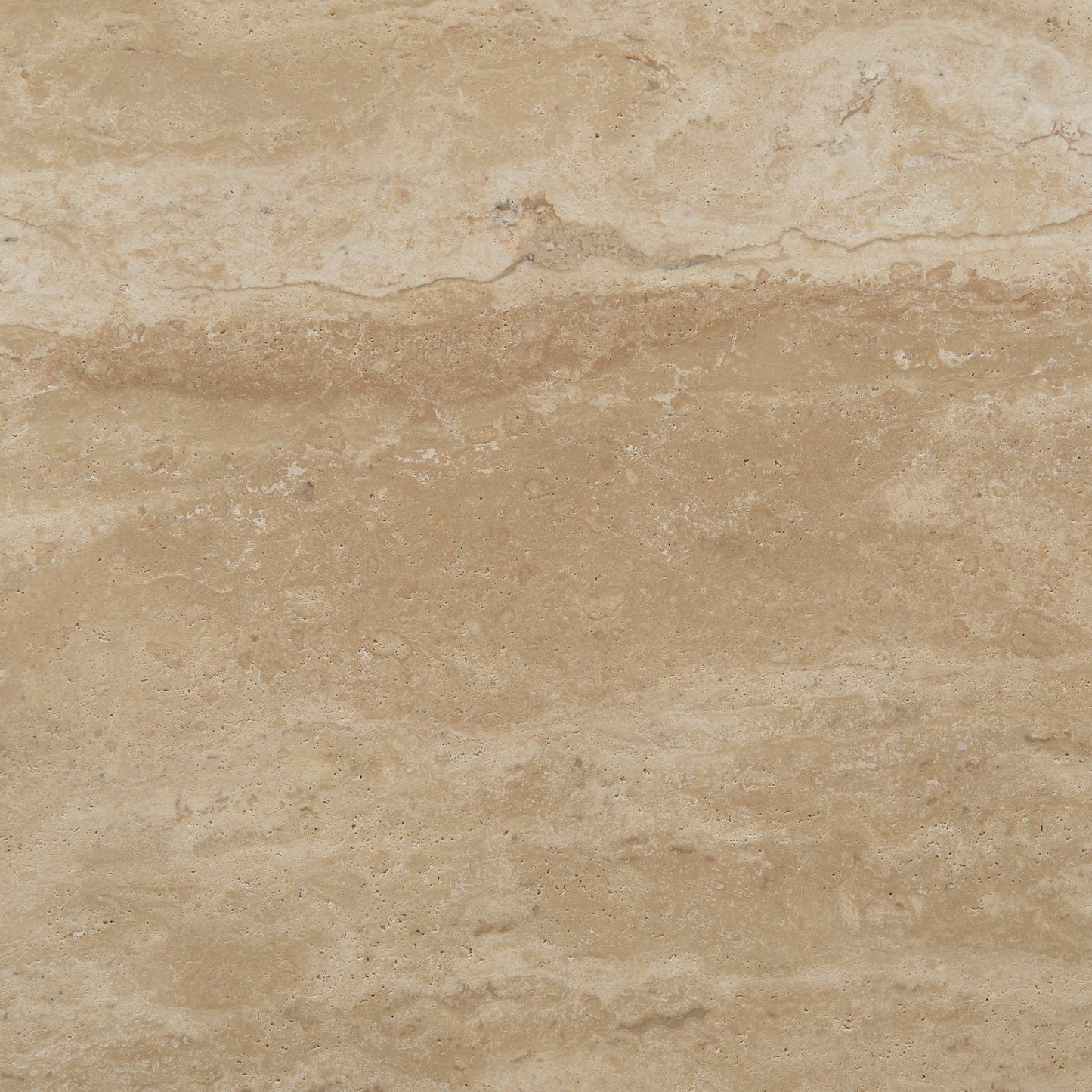 Linden 2.1m Travertine Top Sideboard Unit - Creme Ash