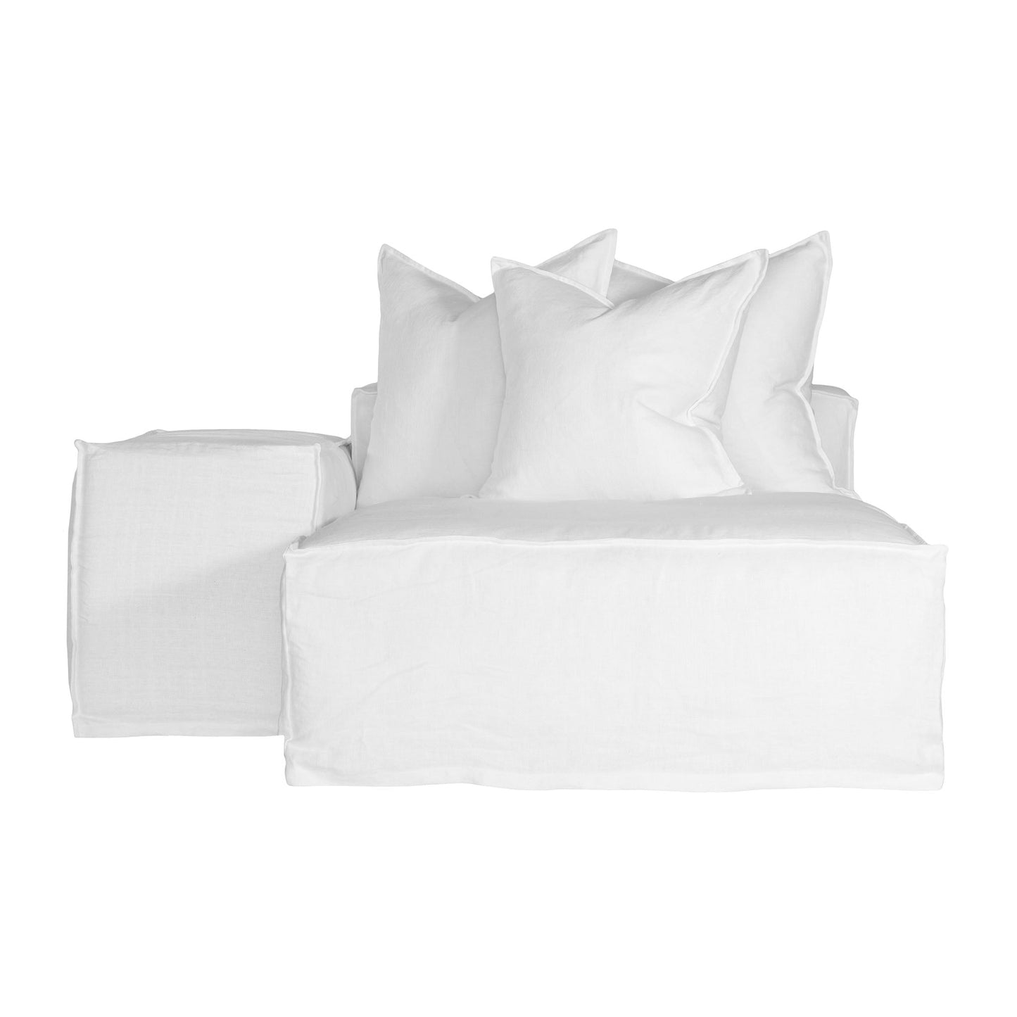 Hendrix Low Rider Sofa | Chaise Left Hand Arm