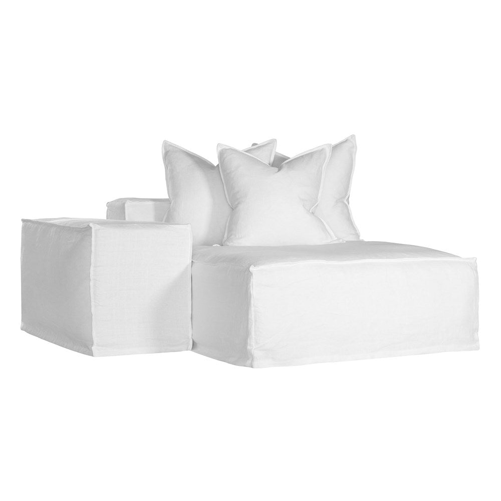 Hendrix Low Rider Sofa | Chaise Left Hand Arm