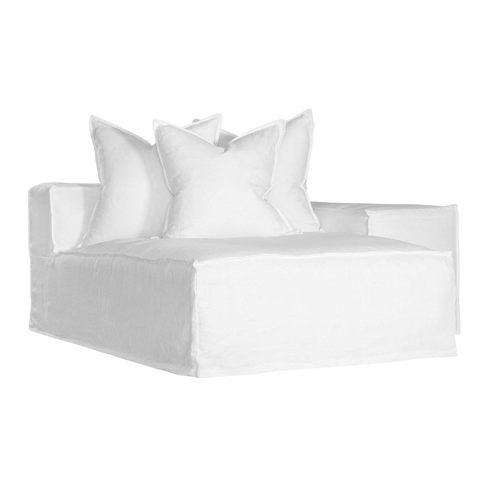 Hendrix Low Rider Sofa | Chaise Right Hand Arm