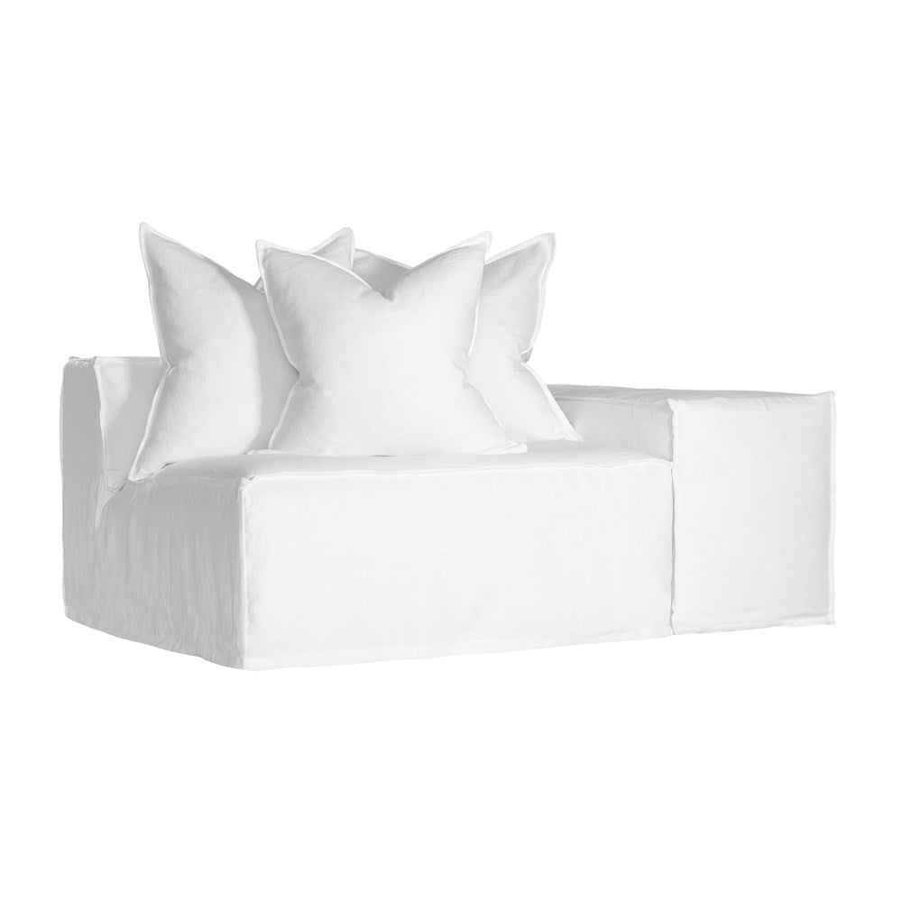 Hendrix Low Rider Sofa | One Seater Right Hand Arm