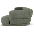 Rowe Right Chaise Sofa - Coral Dark Green