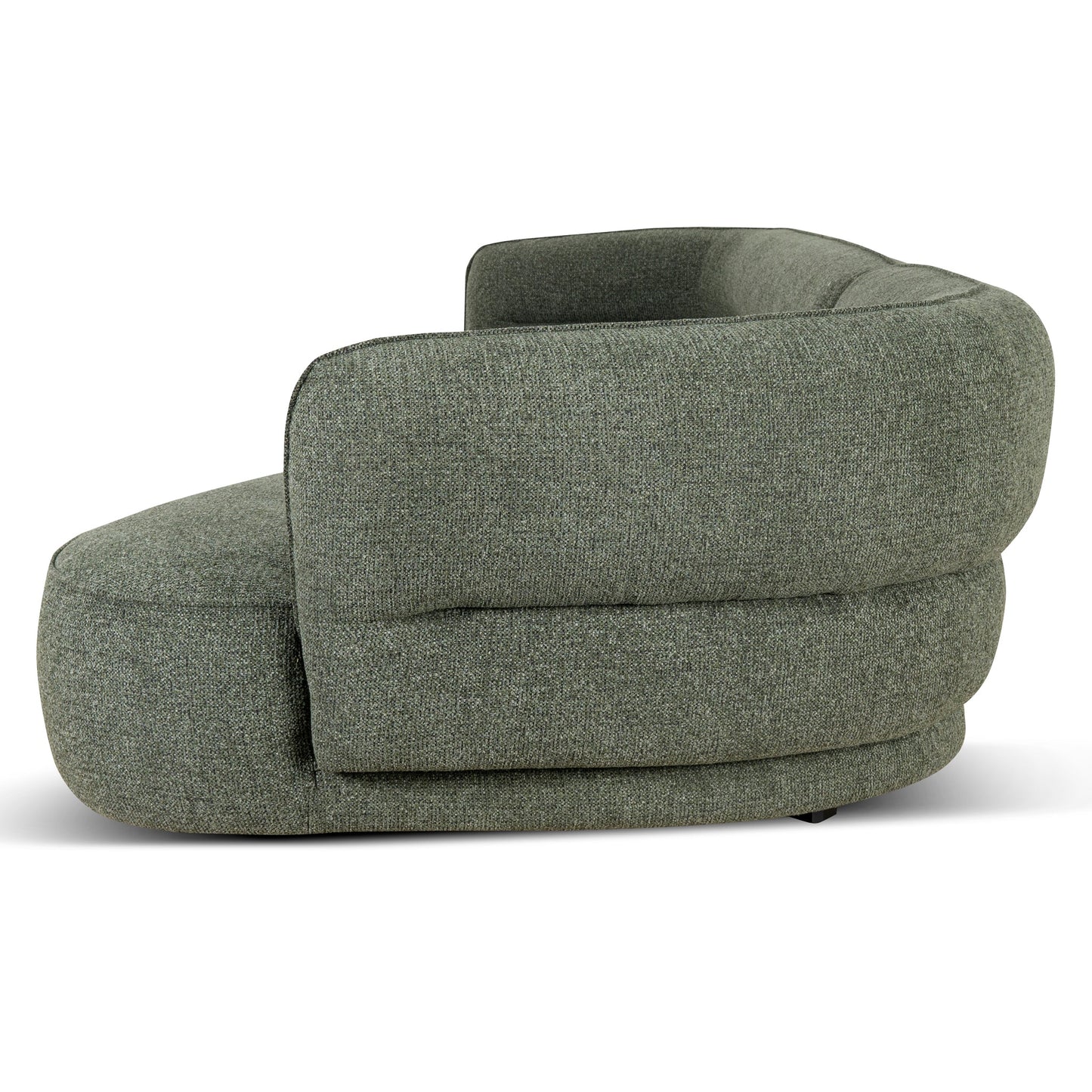 Rowe Right Chaise Sofa - Coral Dark Green