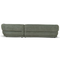 Rowe Right Chaise Sofa - Coral Dark Green