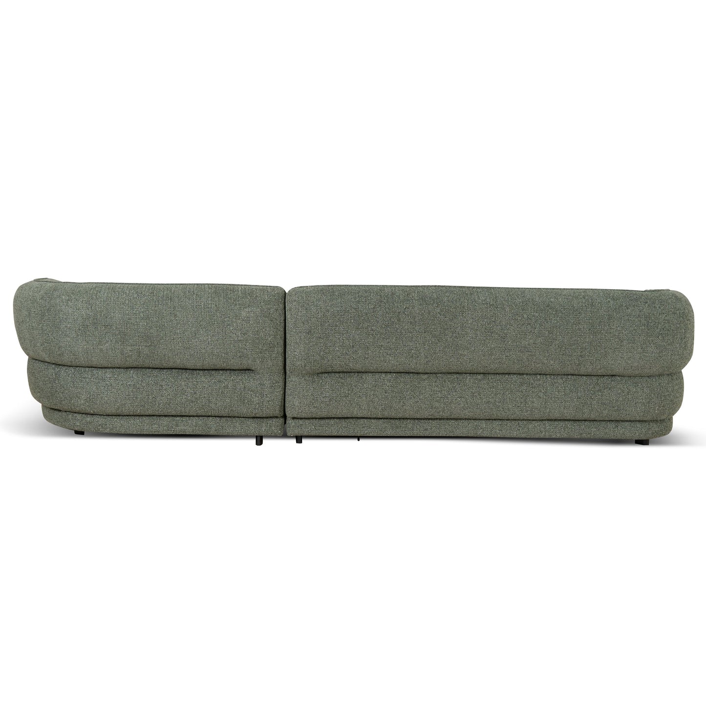 Rowe Right Chaise Sofa - Coral Dark Green