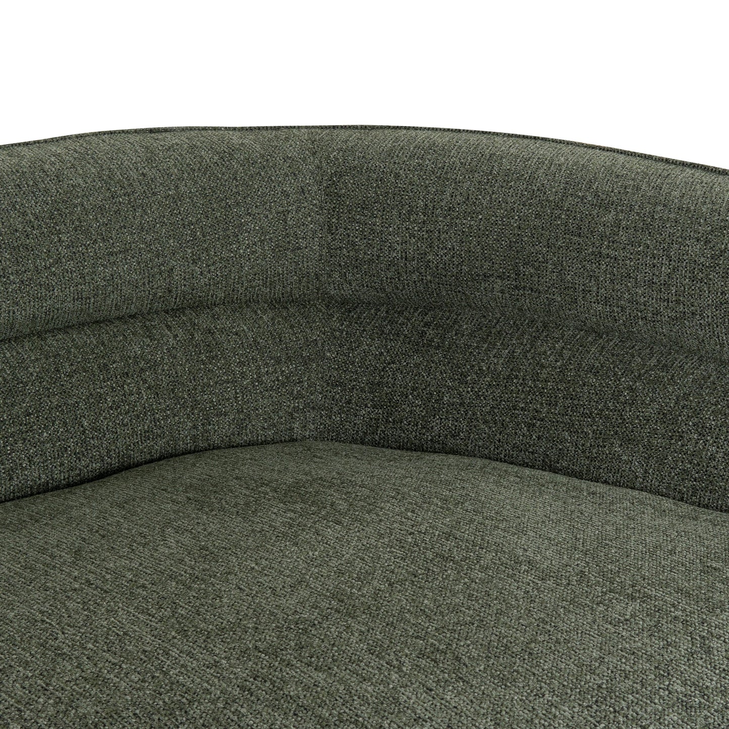 Rowe Right Chaise Sofa - Coral Dark Green