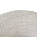 Walton Rustic Beige Fabric Armchair - Black Legs