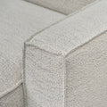 Roshil Right Chaise Fabric Sofa - Fog Grey