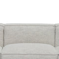 Roshil Right Chaise Fabric Sofa - Fog Grey