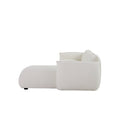 Ferrell 3 Seater Right Chaise Sofa - Beige