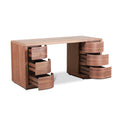 Aiza 1.6m Office Desk - Walnut