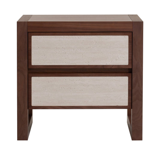 Ebba Bedside Table - Walnut