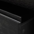 Norris Bedside Table - Black Oak Veneer