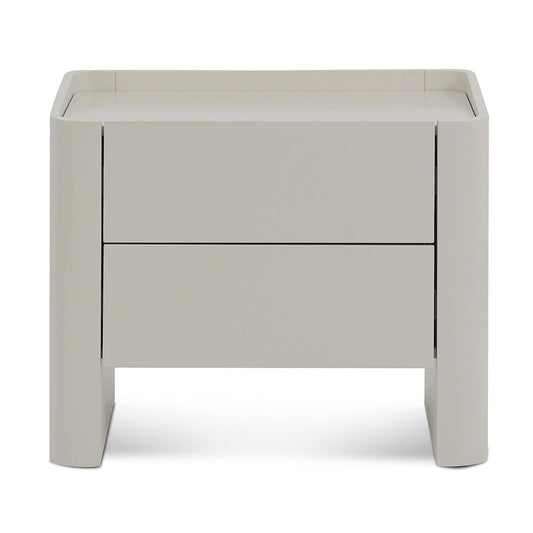 Latonya Bedside Table - Light Grey