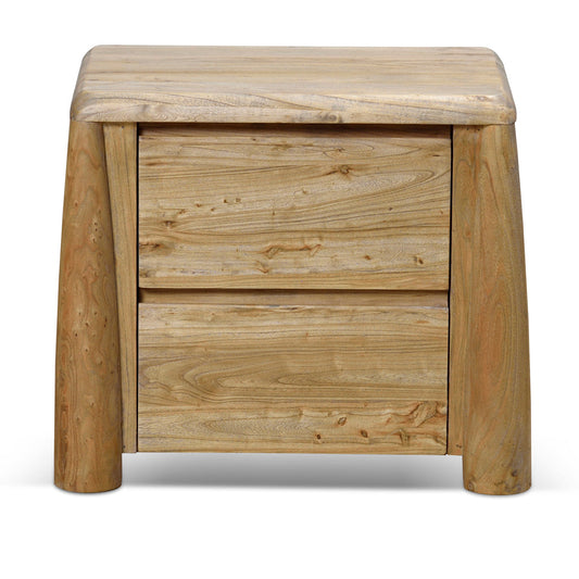 Varika 55cm Bedside Table - Natural