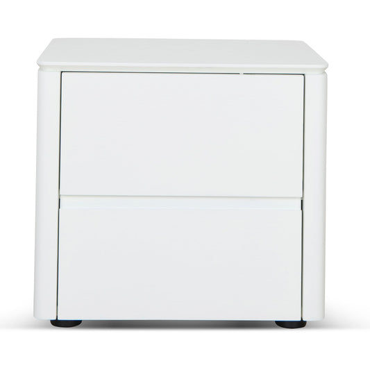 Norris Bedside Table - White Oak Veneer