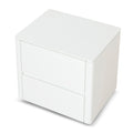 Norris Bedside Table - White Oak Veneer