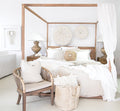 Strand Four Poster Bed | Natural