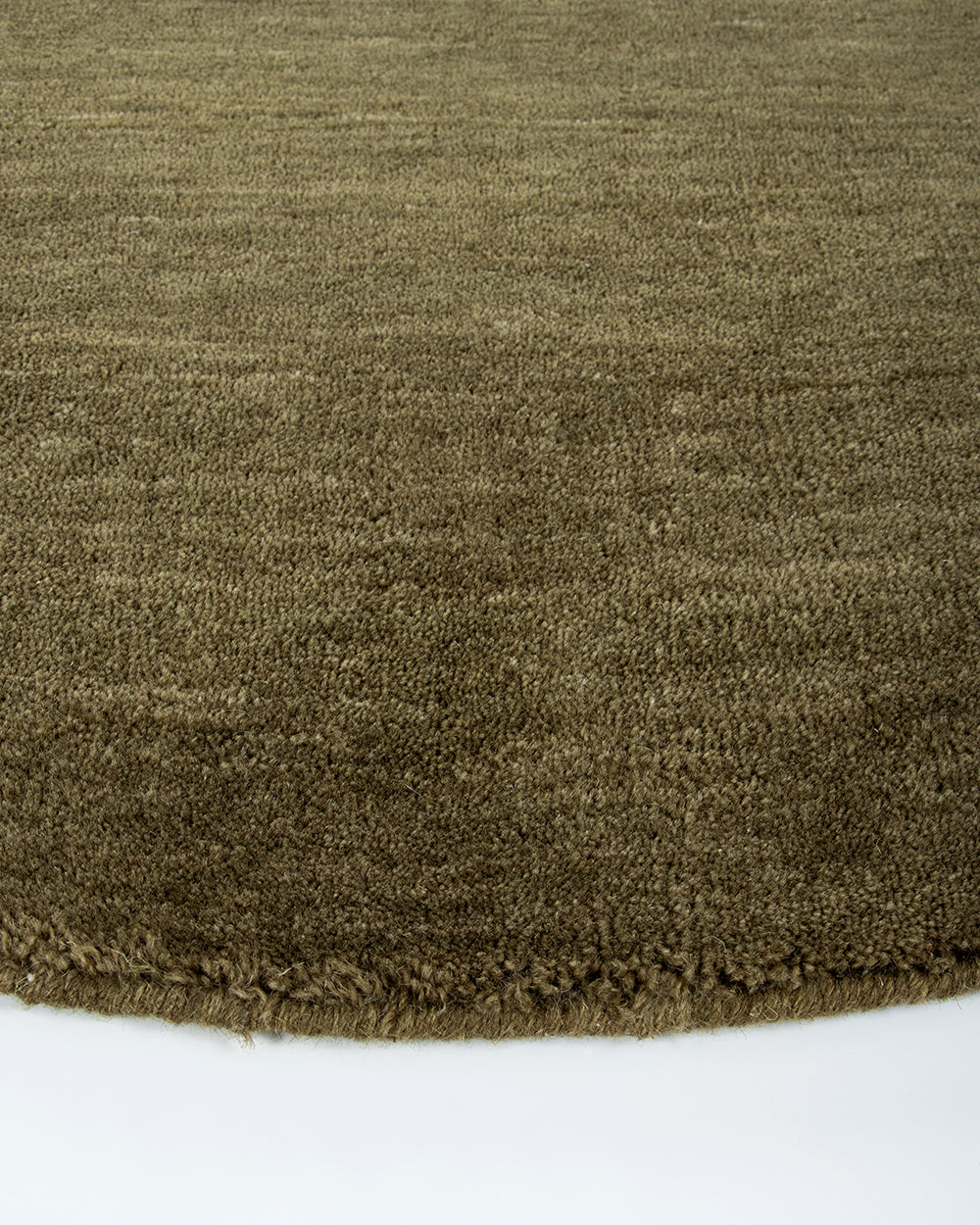 Sandringham Moss Round Floor Rug